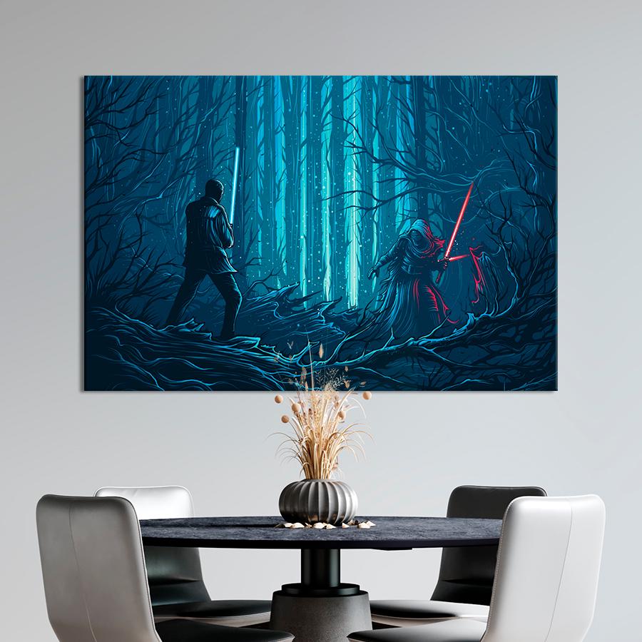 Настінний декор Зоряні війни: Пробудження Сили 120x80 см (A99-1)