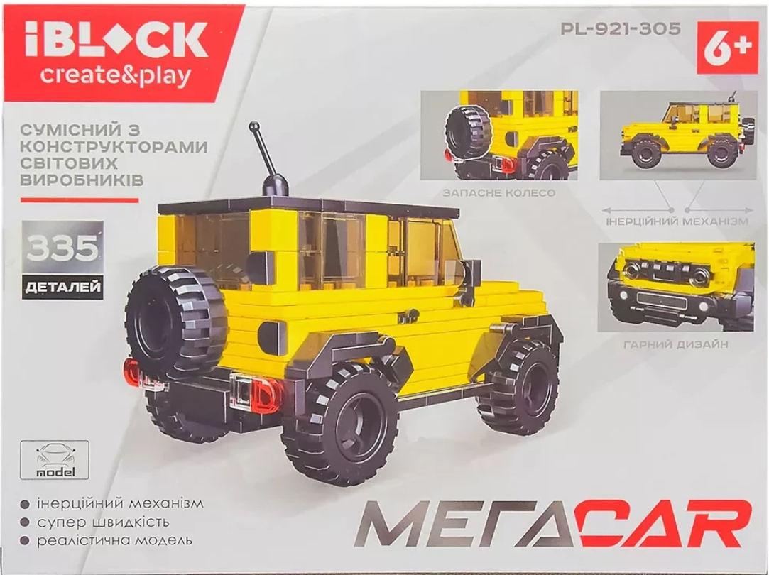Конструктор Iblock МегаCar 335 эл. - фото 2 Конструктор Iblock МегаCar 335 эл. - фото 2