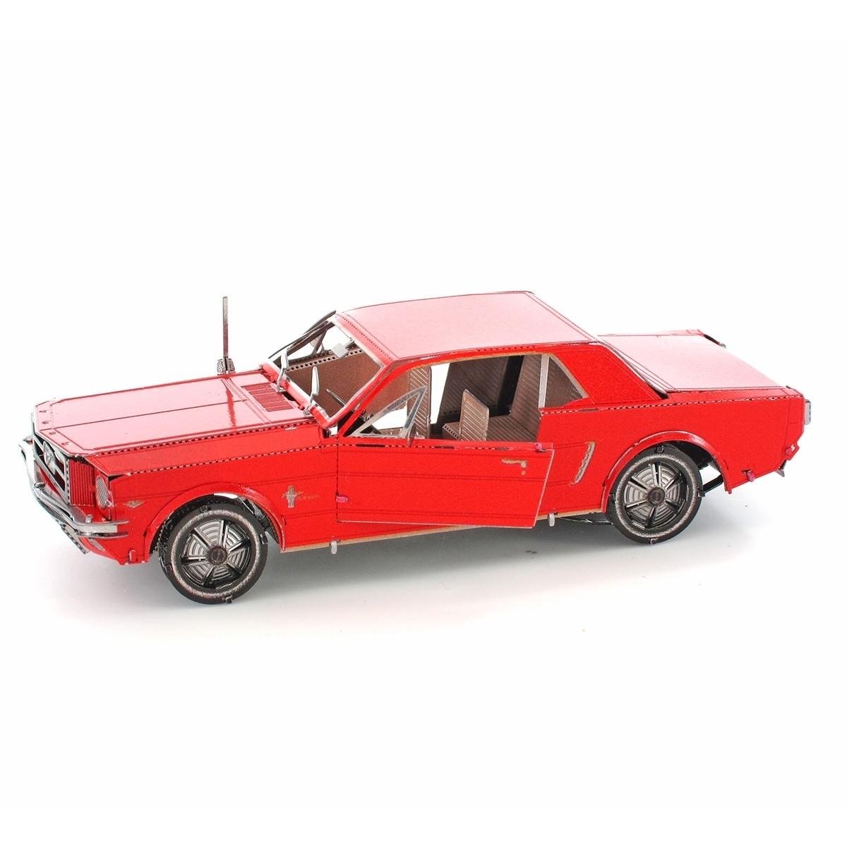 Конструктор металлический Metal Earth 1965 Ford Mustang Coupe Red Version MMS056C 3D