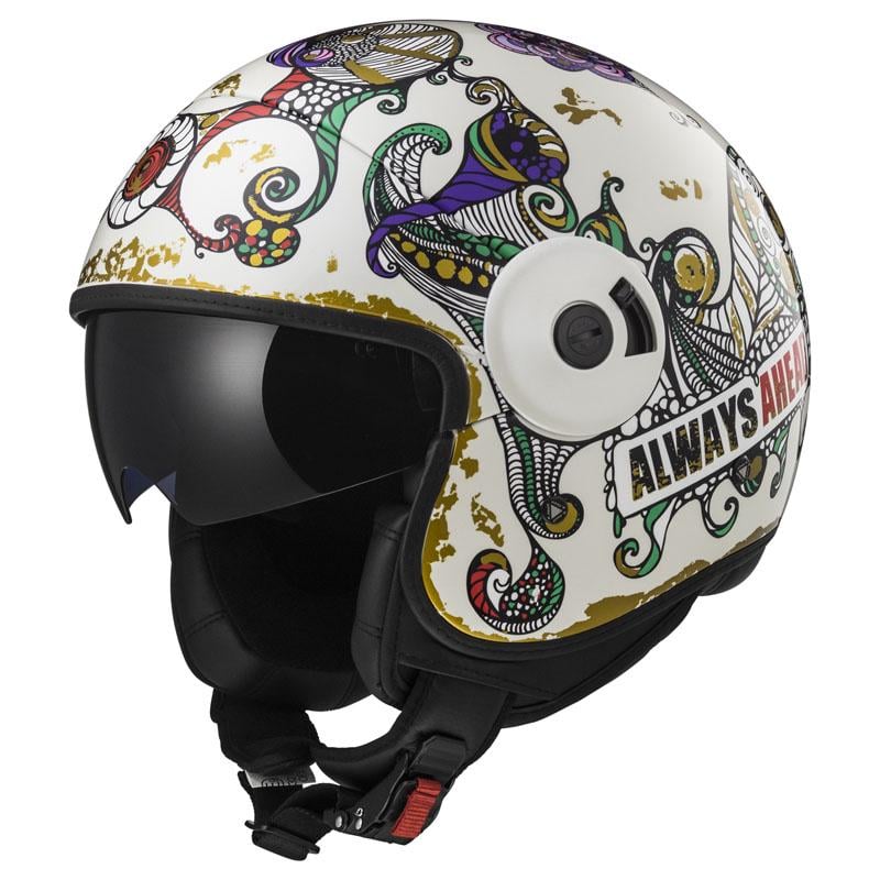 Мотошлем LS2 OF597 CABRIO FLAUNT XL White (12549)