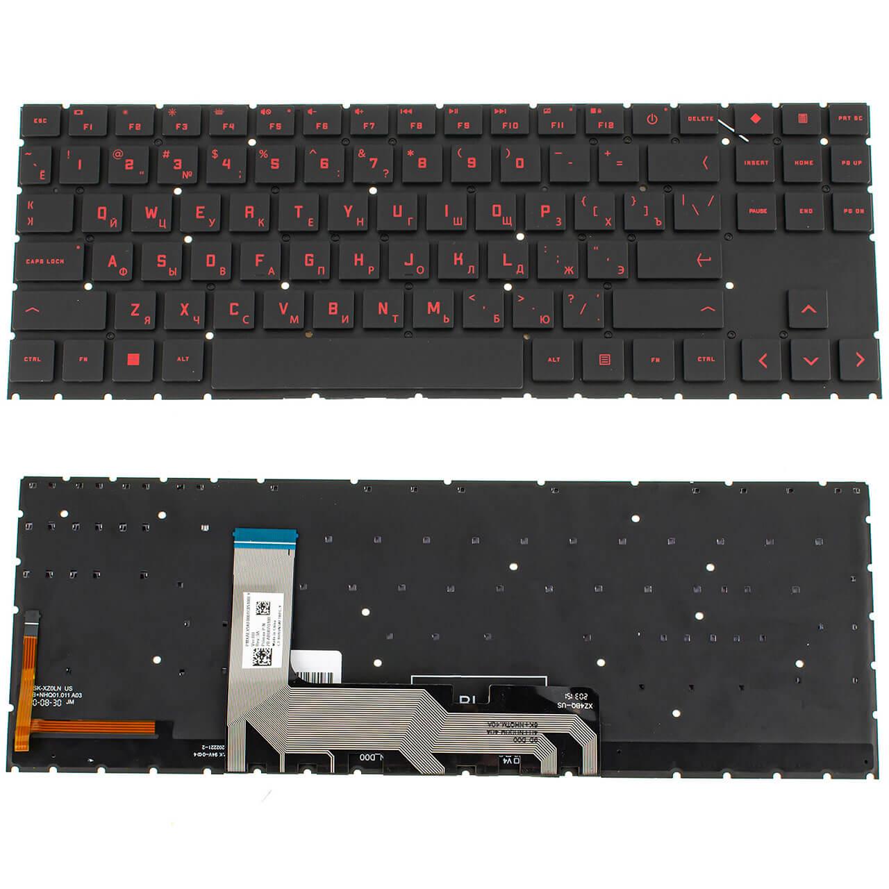 Клавиатура для ноутбука HP Omen 15-EK подсветка клавиш (V193446CS1) - фото 2