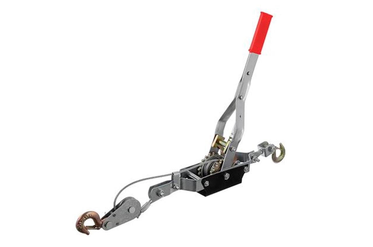 Лебідка важільна Intertool 4 т 2,5 м 2 гака (GT1444)