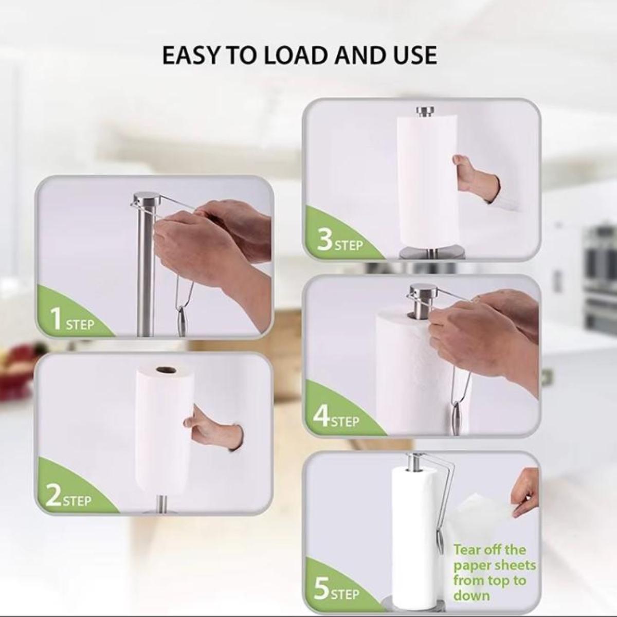 Держатель для бумажных полотенец A-PLUS на стол 15х34,5 см (3415 TH) - фото 7