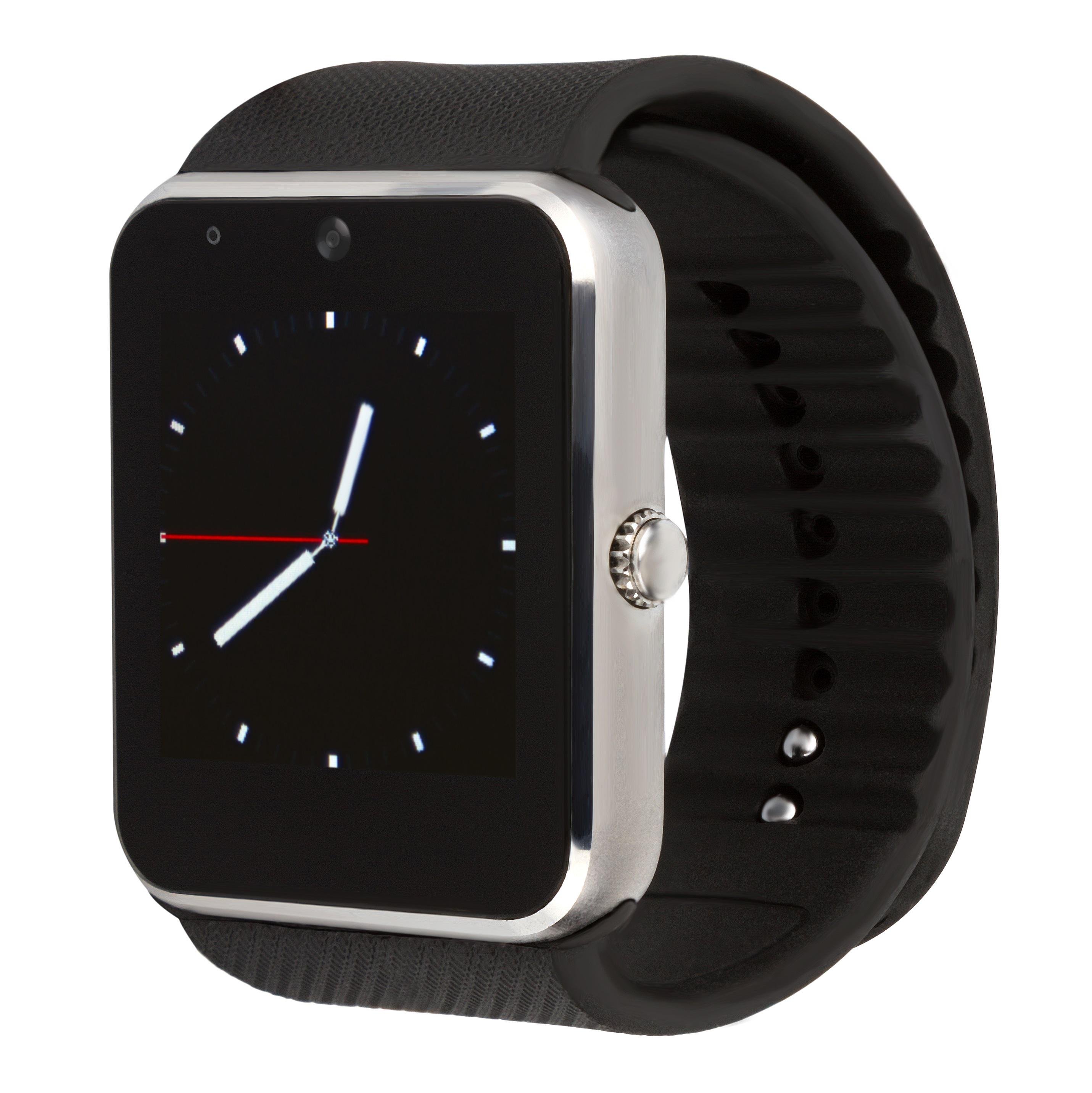 Смарт-часы с шагометром и камерой AURA GT08 Silver