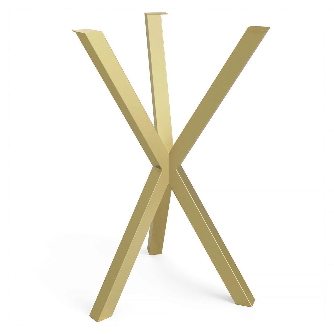 Каркас для стола из металла Scandi Ø 500 мм H 730 мм Золотой (1095) Каркас для стола из металла Scandi Ø 500 мм H 730 мм Золотой (1095)