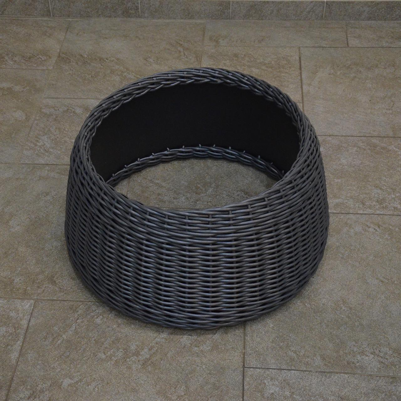 Подставка-юбка под елку плетеная из искусственного ротанга/ручной работы L Графитовый (23115876) - фото 6 Подставка-юбка под елку плетеная из искусственного ротанга/ручной работы L Графитовый (23115876) - фото 6