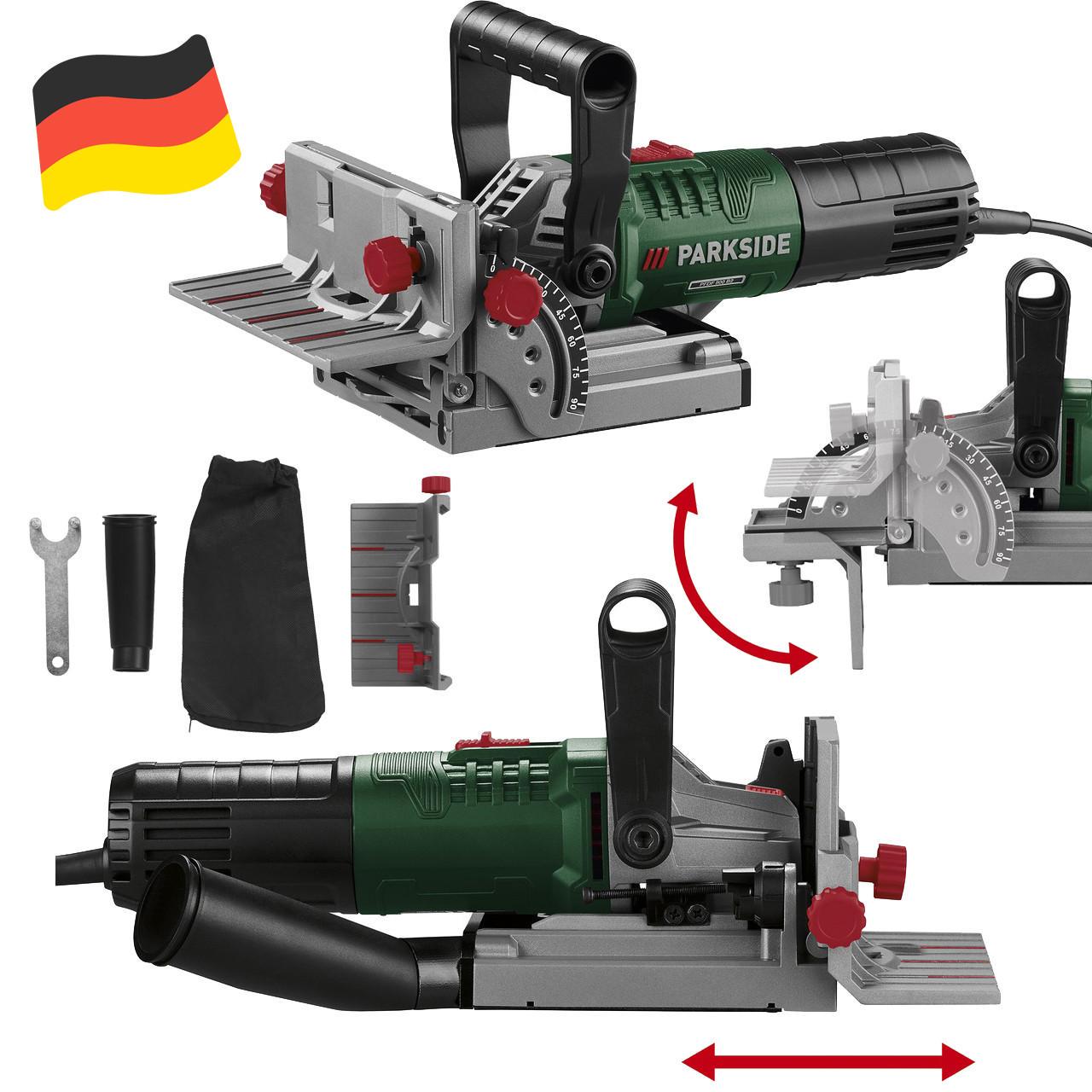 Фрезер ламельний PARKSIDE PFDF 900 B2 900 Вт з 6 налаштуваннями глибини - фото 2 Фрезер ламельний PARKSIDE PFDF 900 B2 900 Вт з 6 налаштуваннями глибини - фото 2