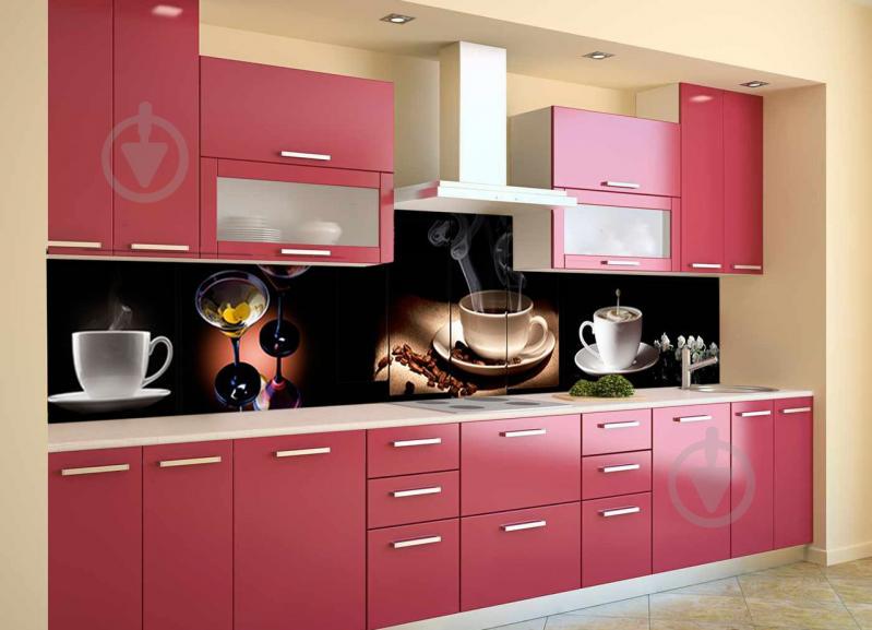 Скинали на кухню Zatarga «Напитки Кофе» 600х2500 мм виниловая 3Д наклейка кухонный фартук самоклеящаяся Z180794 Скинали на кухню Zatarga «Напитки Кофе» 600х2500 мм виниловая 3Д наклейка кухонный фартук самоклеящаяся Z180794