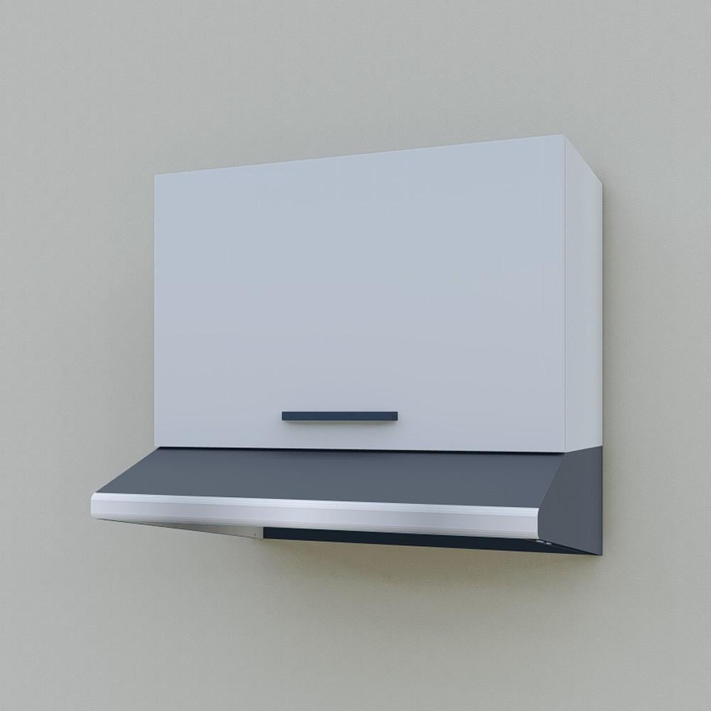 Шкаф навесной Opendoors МП2 для кухни под вытяжку 600 мм Светлый серый (МП2/13) - фото 2