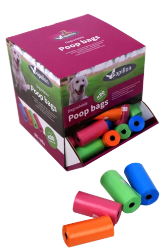 Пакеты биоразлагаемые PAPILLON для сбора отходов в рулоне 20 шт.