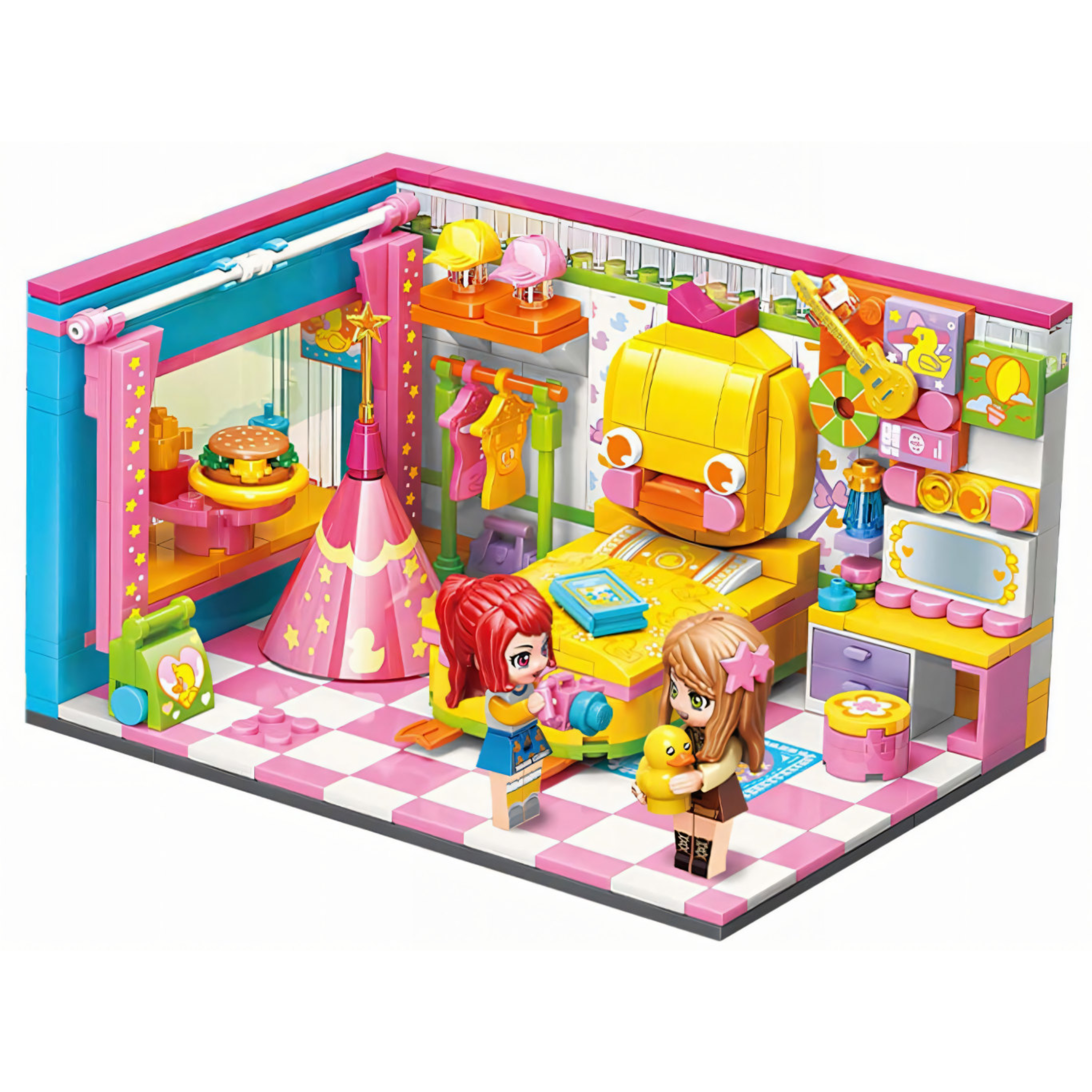 Конструктор Qman 31013 Комната-студия фигурки и мебель 356 деталей (31013)