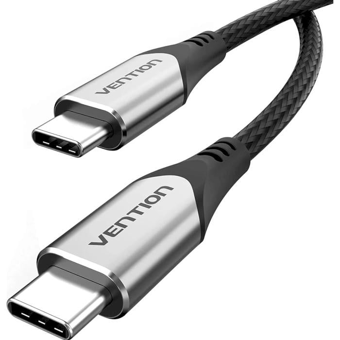 Кабель Vention USB Type-C - USB Type-C M/M 1,5 м 60W Black (TAAHG) - фото 2