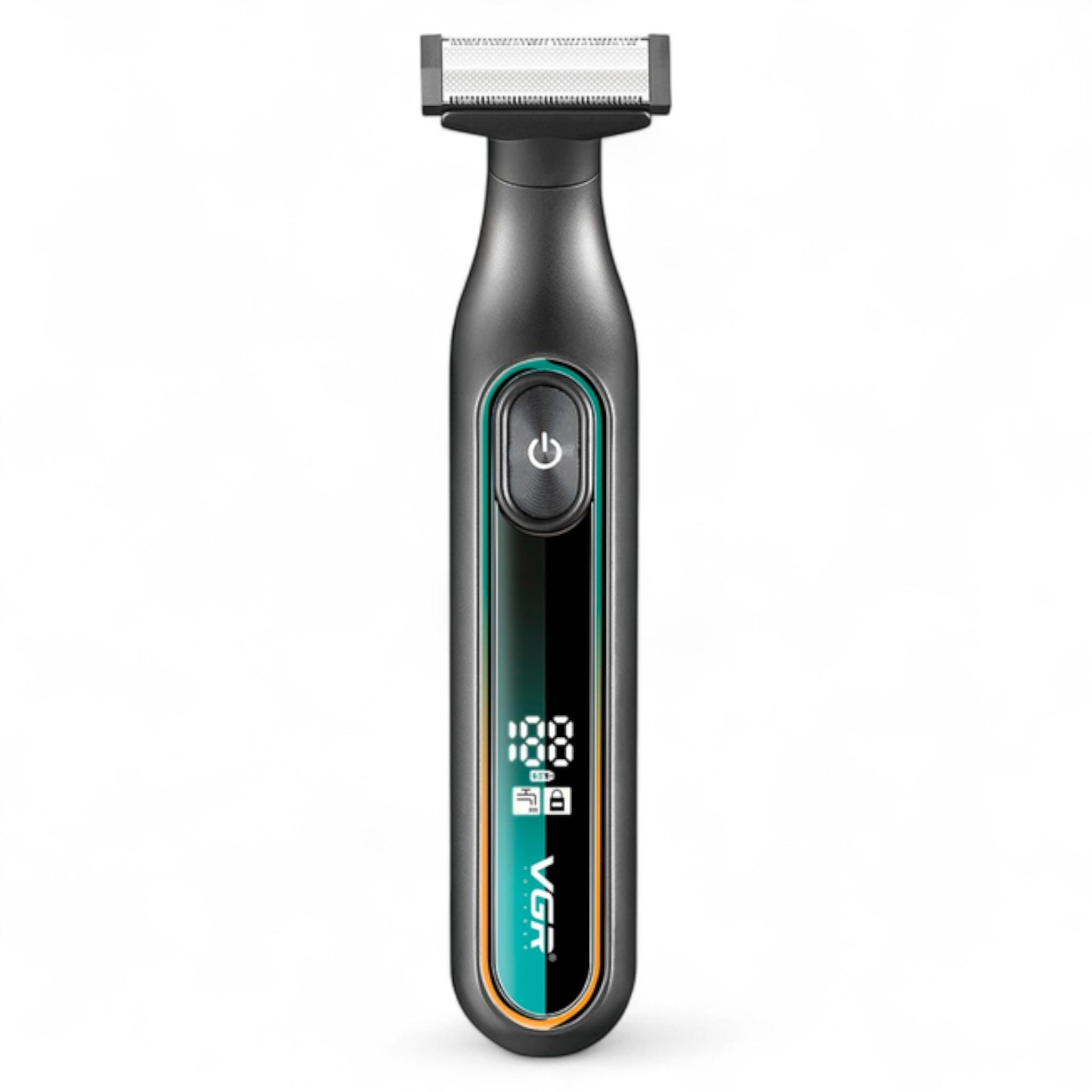 Електробритва VGR V-360 IPX6 LED дисплей Green (M_V-360Green)