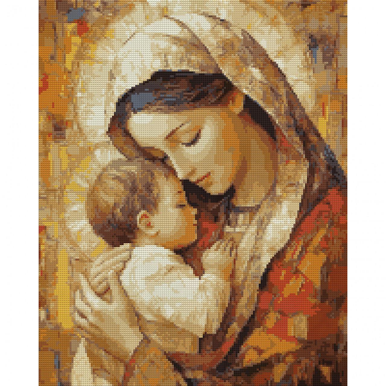 Алмазна мозаїка Santi Ікона Діва Марія з дитиною 40x50 см (956068)