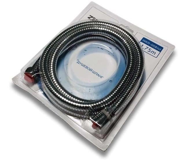 Шланг для душа Zegor WKR-008 растяжной усиленная поворотная гайка 1,75 м