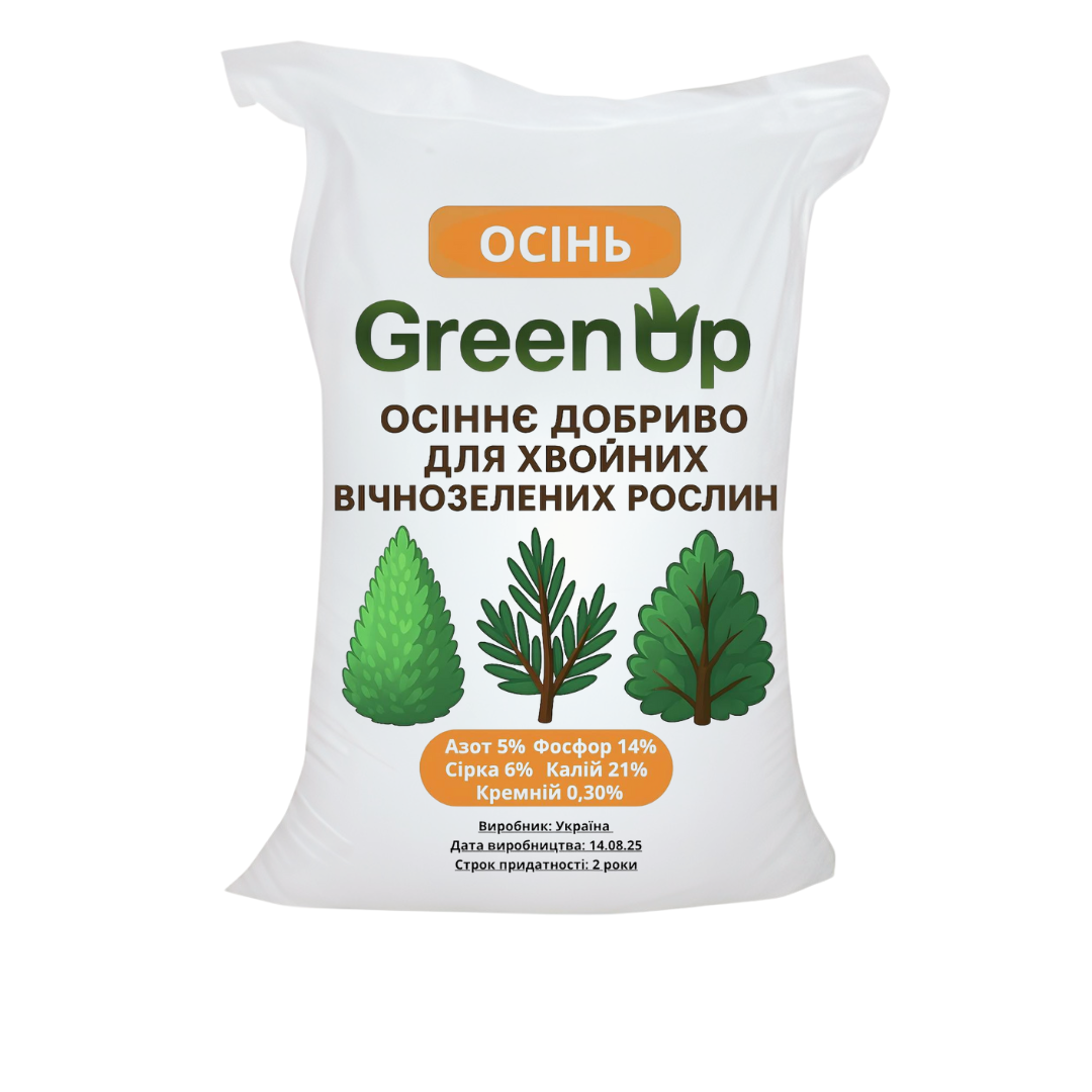 Удобрение для хвойных Green Up осень 50 кг (34774190)