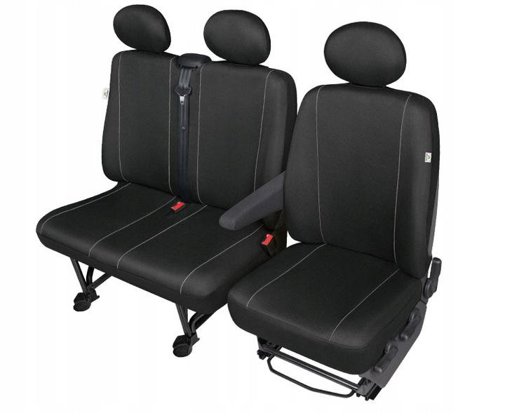 Авточехлы Kegel-Blazusiak Solid из автоткани для Iveco Daily 1989-1999 1+2 Черный (81444111162)