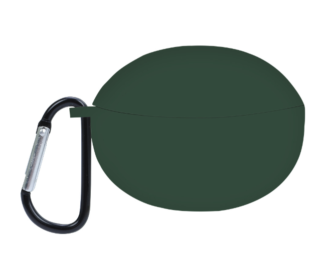 Чехол-накладка DK Silicone Candy Friendly с карабином для Oppo Enco Air 2 Pro Green