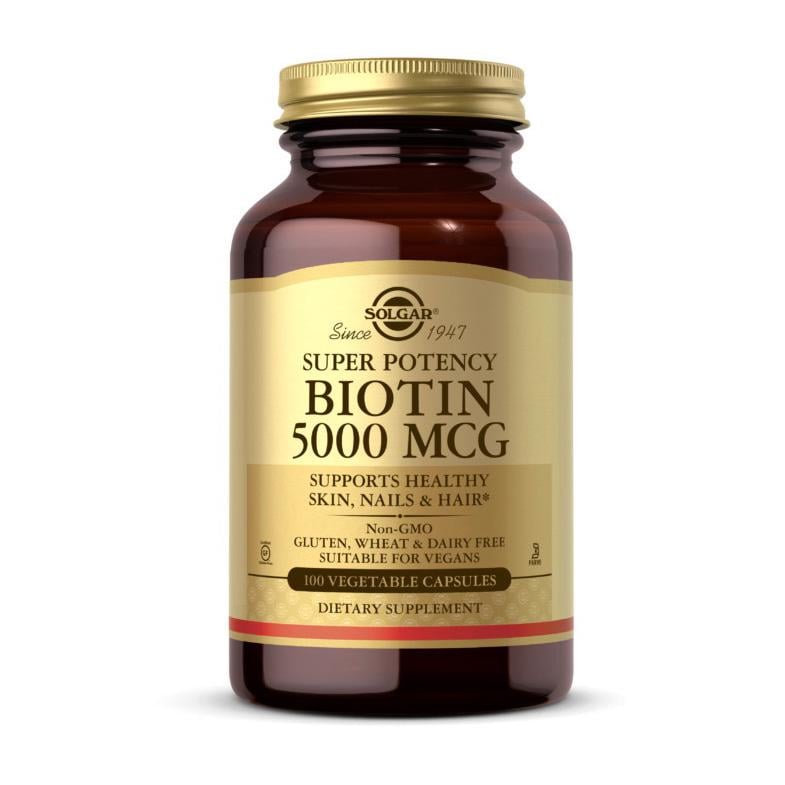 Биотин Solgar Biotin 5000 мкг 100 вер. капс.