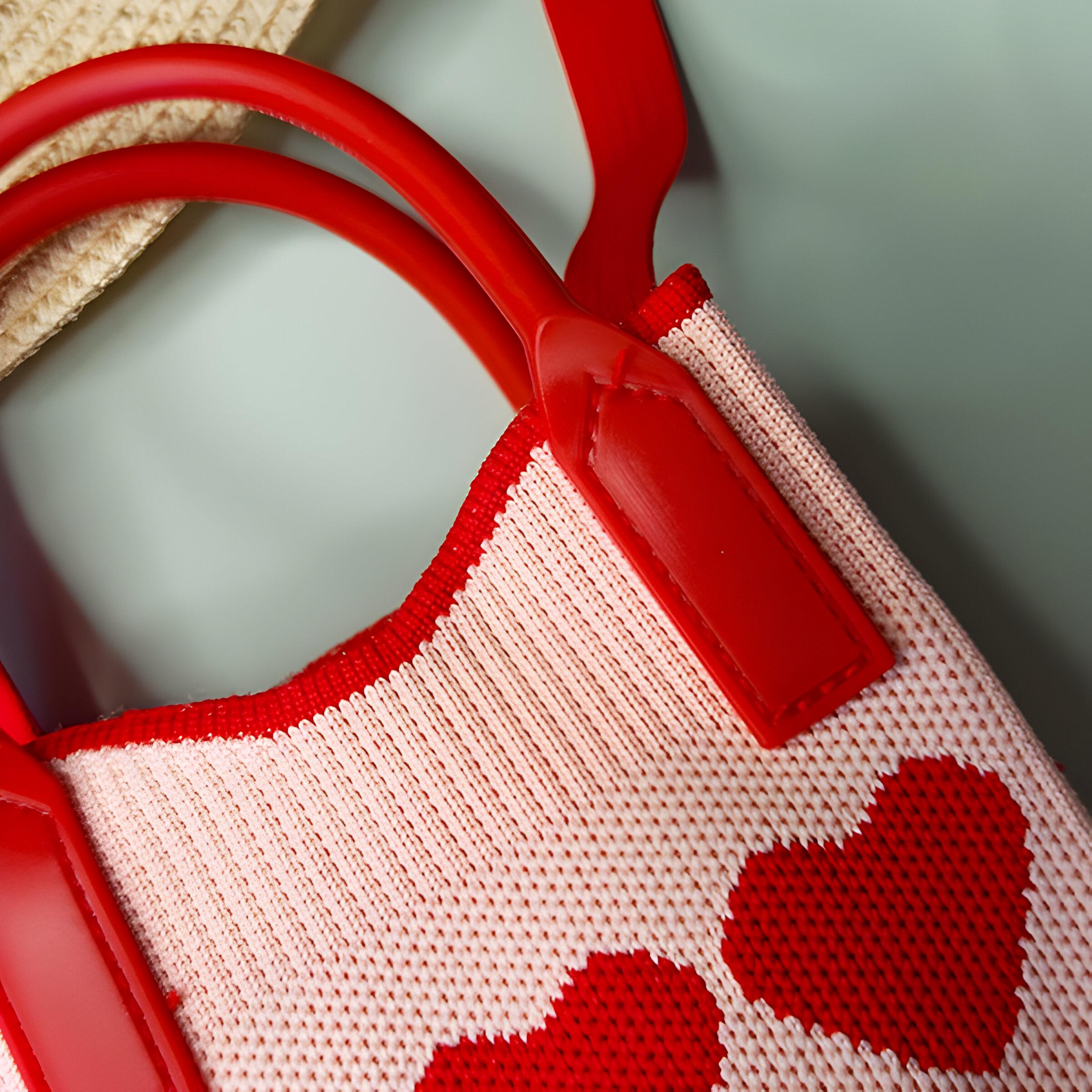 Мини-сумка вязаная Красный (25-551) - фото 3