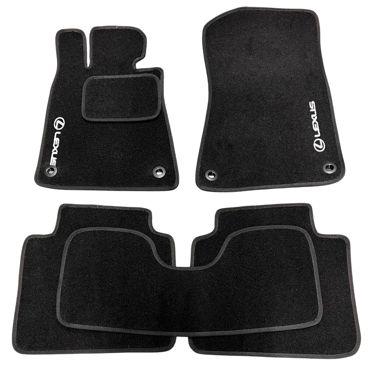 Килимки в салон ворсові для Lexus GS 300 2005-2011 повний привід 5 шт. Чорний (27326900)