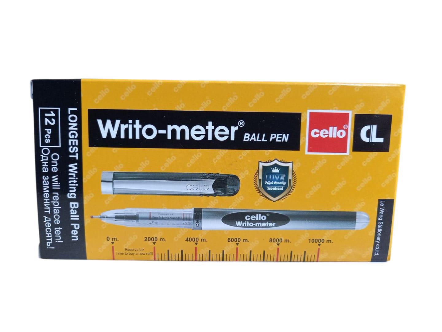 Ручка кулькова Cello Writo meter 10 км з чорними чорнилами (29186841) - фото 3 Ручка кулькова Cello Writo meter 10 км з чорними чорнилами (29186841) - фото 3