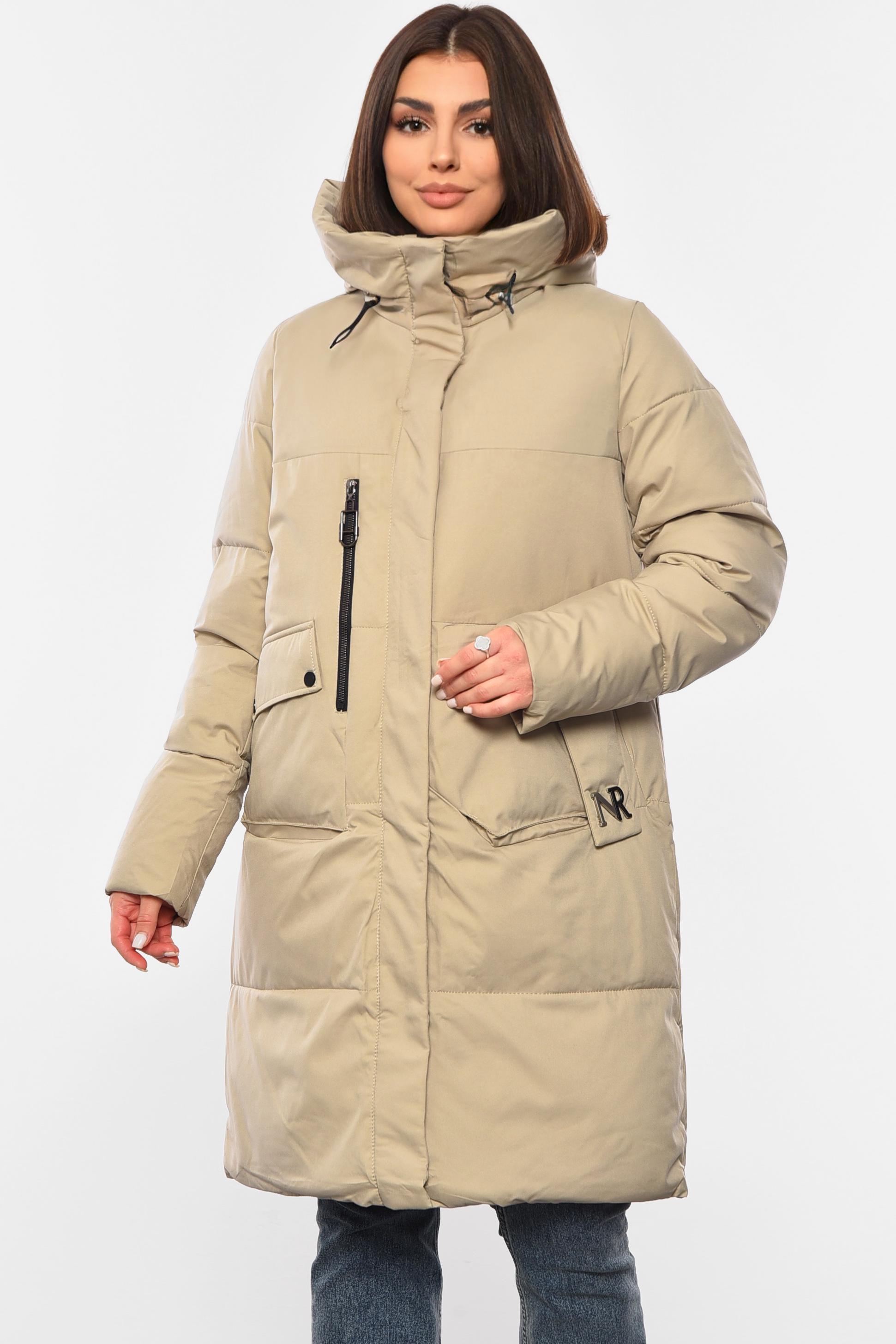Куртка жіноча зимова 3XL Бежевий (194063)