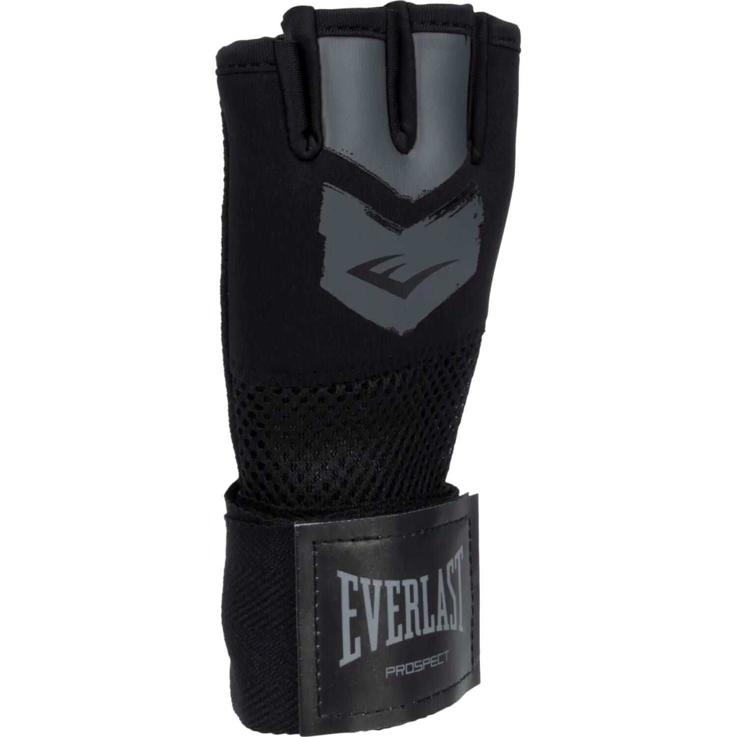 Перчатки-бинты детские Everlast PROSPECT 2 QUICK WRAPS S/M Черно-серый (P00002985)