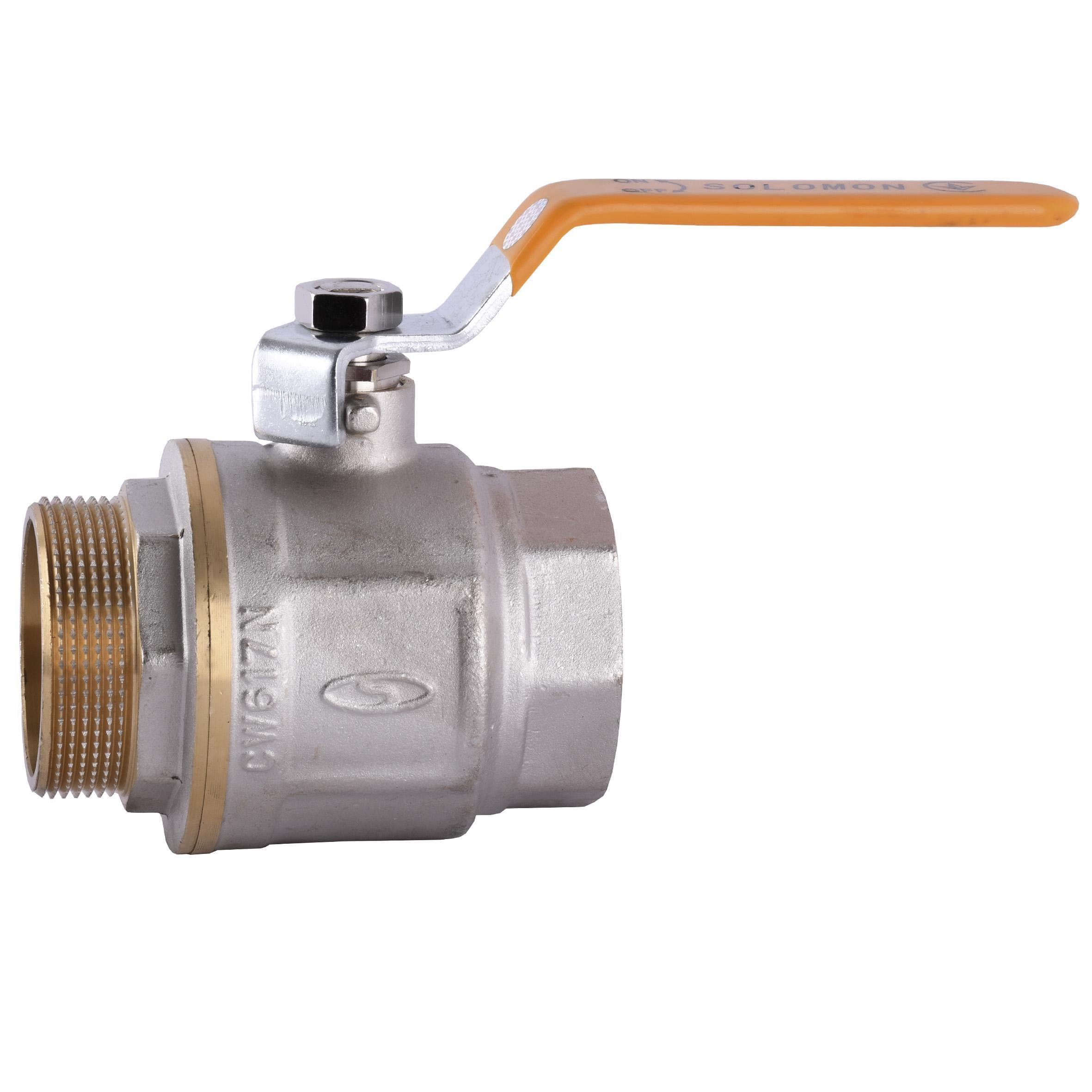 Кран шаровый прямой Solomon 2″ ЗВ ЖР PN40 В1002 (000001502)