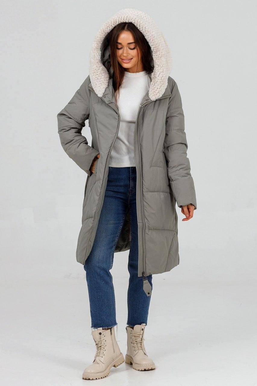 Парка зимняя с мехом р. 50 Хаки (998e\50) - фото 4 Парка зимняя с мехом р. 50 Хаки (998e\50) - фото 4