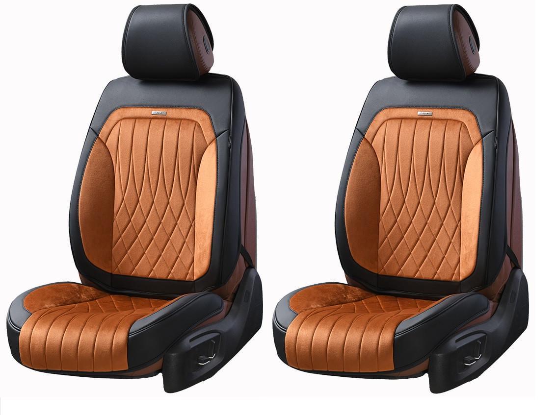 Чохли на передні сидіння автомобіля Elegant Modena EL 700 235 3D екошкіра та алькантара Коричневий (2518247005)