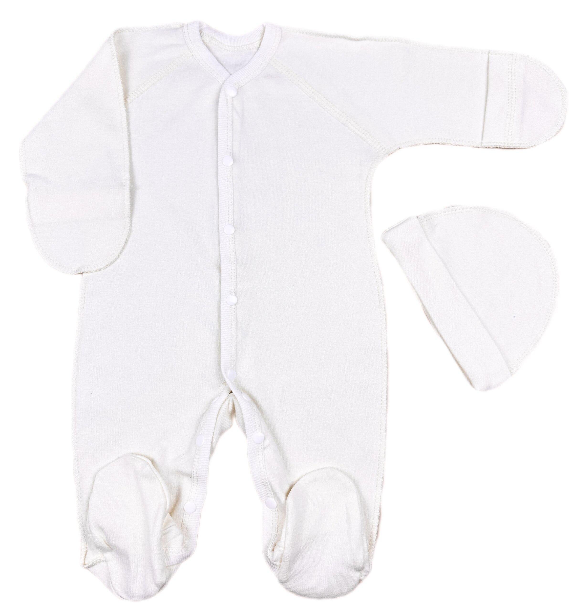 Человечек с шапочкой RoyalBaby р. 56 Молочный (133-1626)