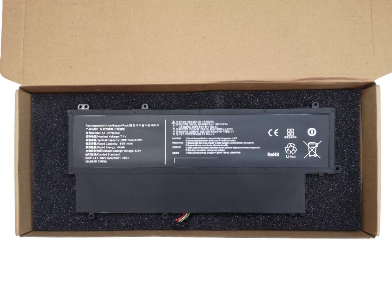 Акумулятор для Samsung Ultrabook NP530U3B/NP530U3C/NP532U3C/NP535U3C/NP540U3C/AA-PBYN4AB 6081 mah 45Wh