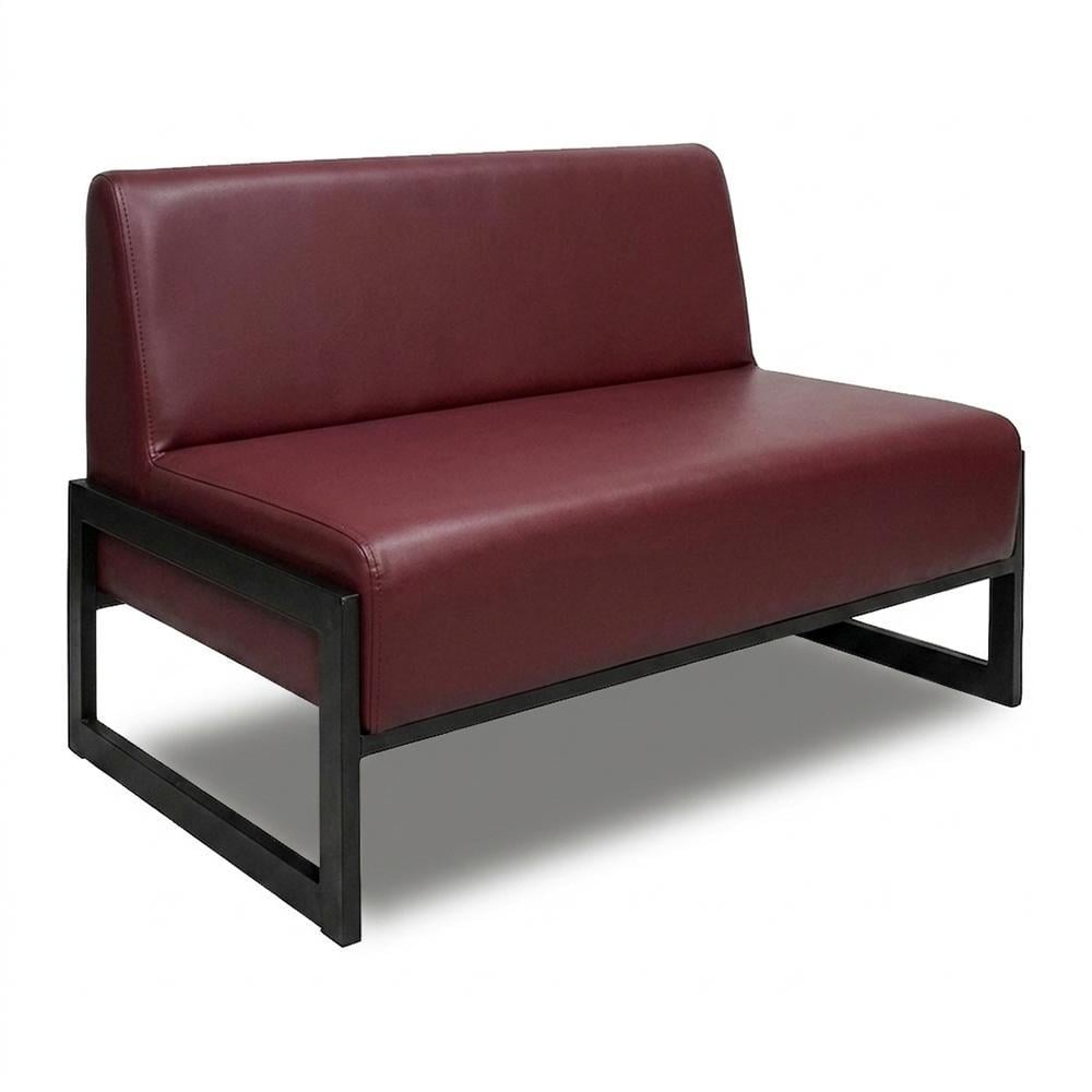 Диван Quadro экокожа 140х78х85 см Bordeaux (rich_sofa_00348)