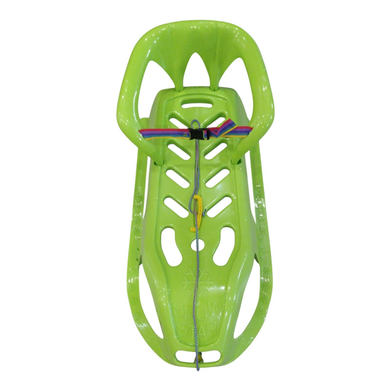 Санки-дитячі зі спинкою Marmat Snow Star Зелений (11120) - фото 8