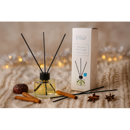 Аромадиффузор Vitol Home Sticks Winter Plum 130 мл (00000063208) - фото 4 Аромадиффузор Vitol Home Sticks Winter Plum 130 мл (00000063208) - фото 4