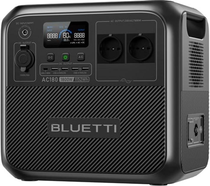 Зарядна станція BLUETTI AC180 LiFePO4 1800 Вт 1152 Вт·год (232316) - фото 3
