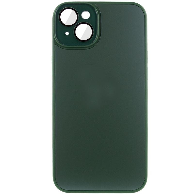 Протиударний Чохол TPU+Glass Sapphire Midnight для Apple iPhone 14 Plus (6.7") Зелений / Forest green