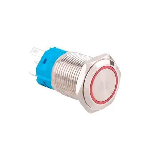 Кнопка возвратная 9-24 В LED 5pin 22K-P11D 22 мм Красный (1145-84972)