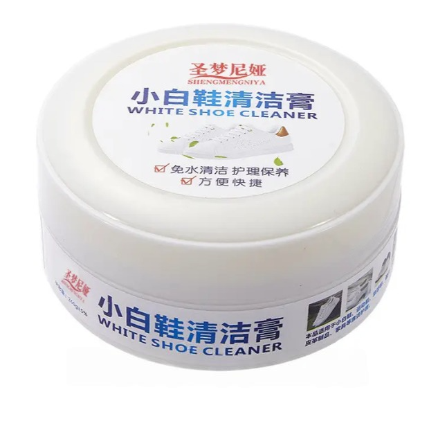 Крем-паста для отбеливания белой обуви и подошвы 150 мл