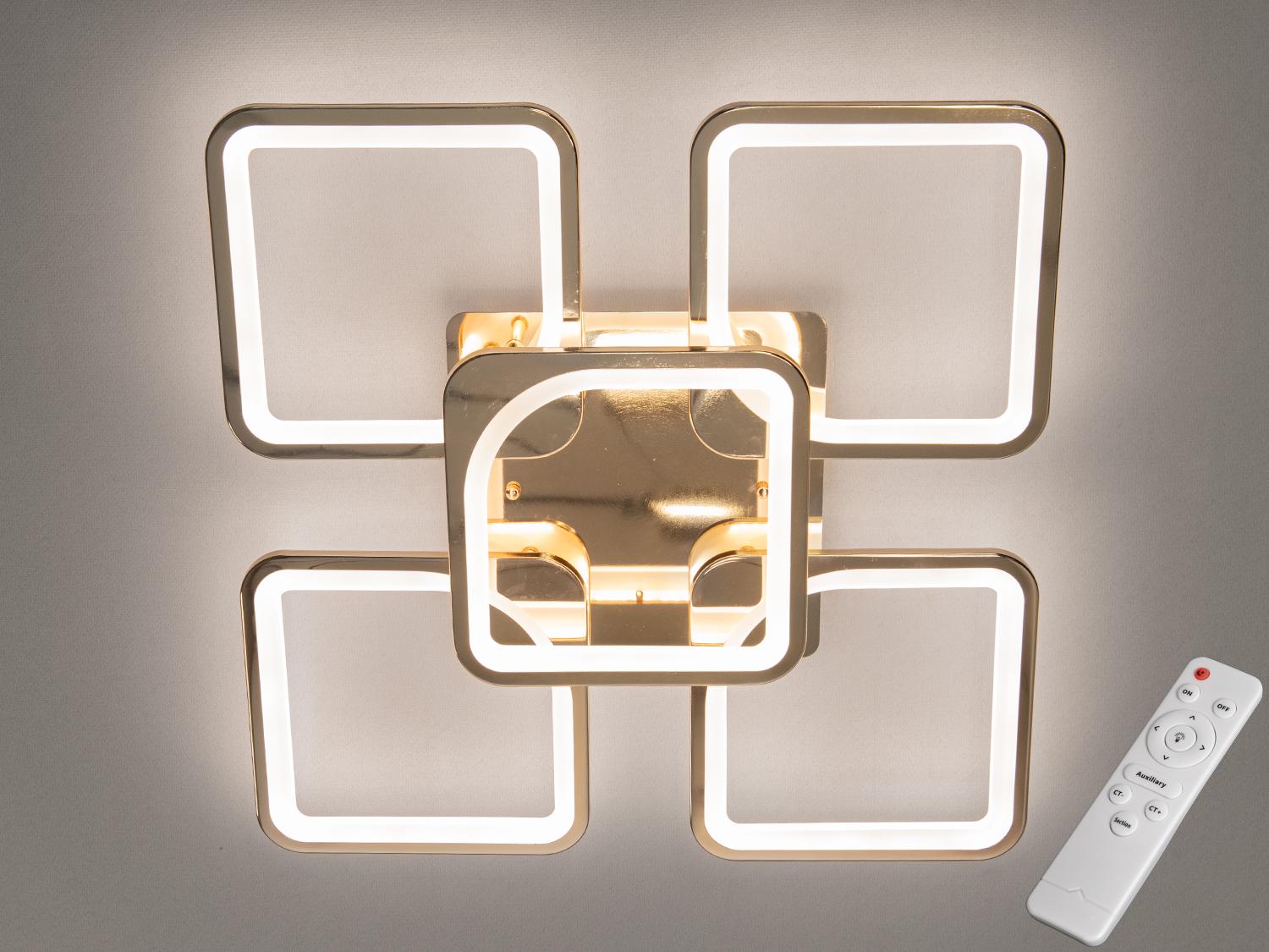 Люстра светодиодная 115W (8060/4+1G)