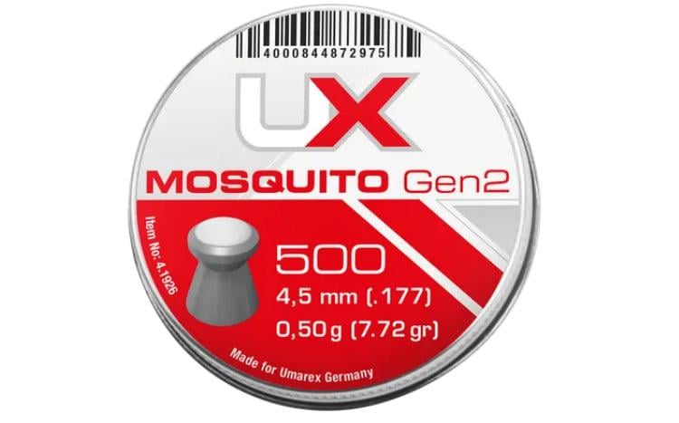 Кульки для пневматичної зброї Umarex Mosquito Gen2 0,50 г калібр 4,5 мм 500 шт. (27614734)