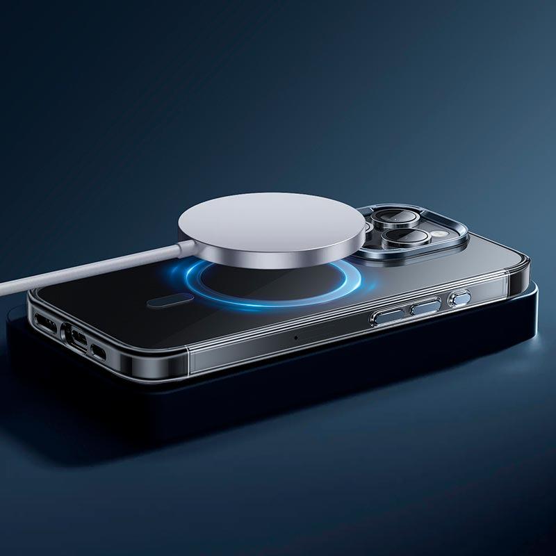 Чехол HOCO для iPhone 16 Pro (Vip Magnetic Protective Case AS11, прозрачный с черным) - фото 3 Чехол HOCO для iPhone 16 Pro (Vip Magnetic Protective Case AS11, прозрачный с черным) - фото 3