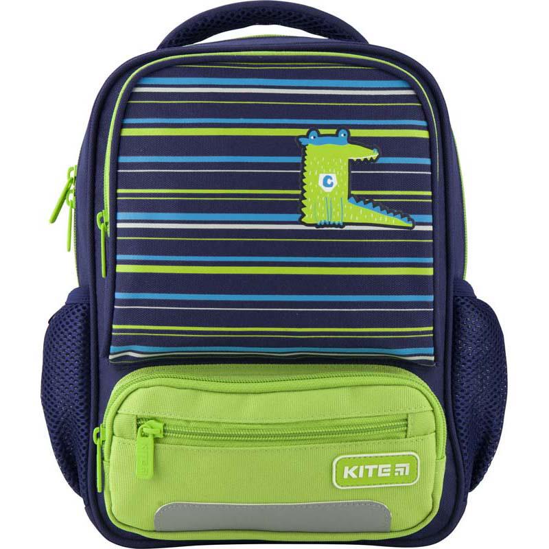 Рюкзак детский KITE Kids Крокодил 29x23x9 см 6-15 л Темно-синий (K20-559XS-2)