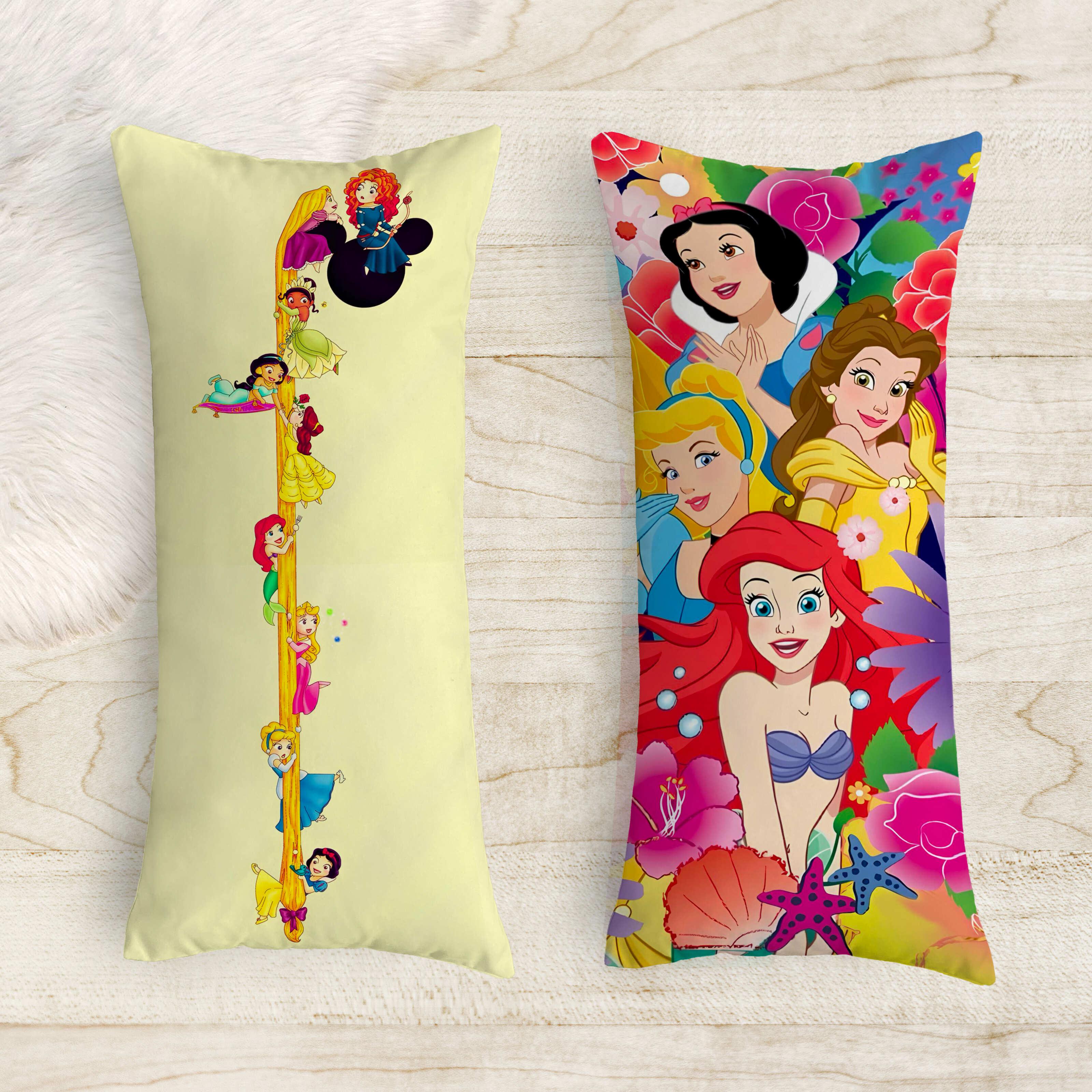 Подушка-обіймашка дакімакура дитяча Принцеси Дісней 40х100 см