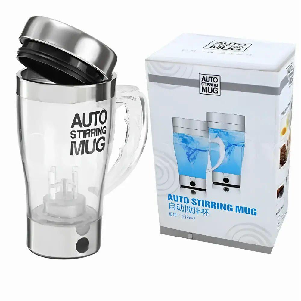 Кружка мешалка с прозрачным корпусом 400мл из нержавеющей стали Auto Stirring Mug от батареек Кружка мешалка с прозрачным корпусом 400мл из нержавеющей стали Auto Stirring Mug от батареек
