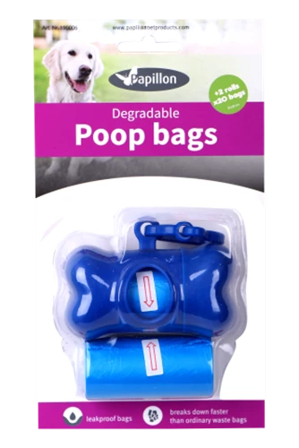 Держатель пакетов PAPILLON для сбора отходов в форме кости/2 рулона пакетов x 20 шт. Держатель пакетов PAPILLON для сбора отходов в форме кости/2 рулона пакетов x 20 шт.