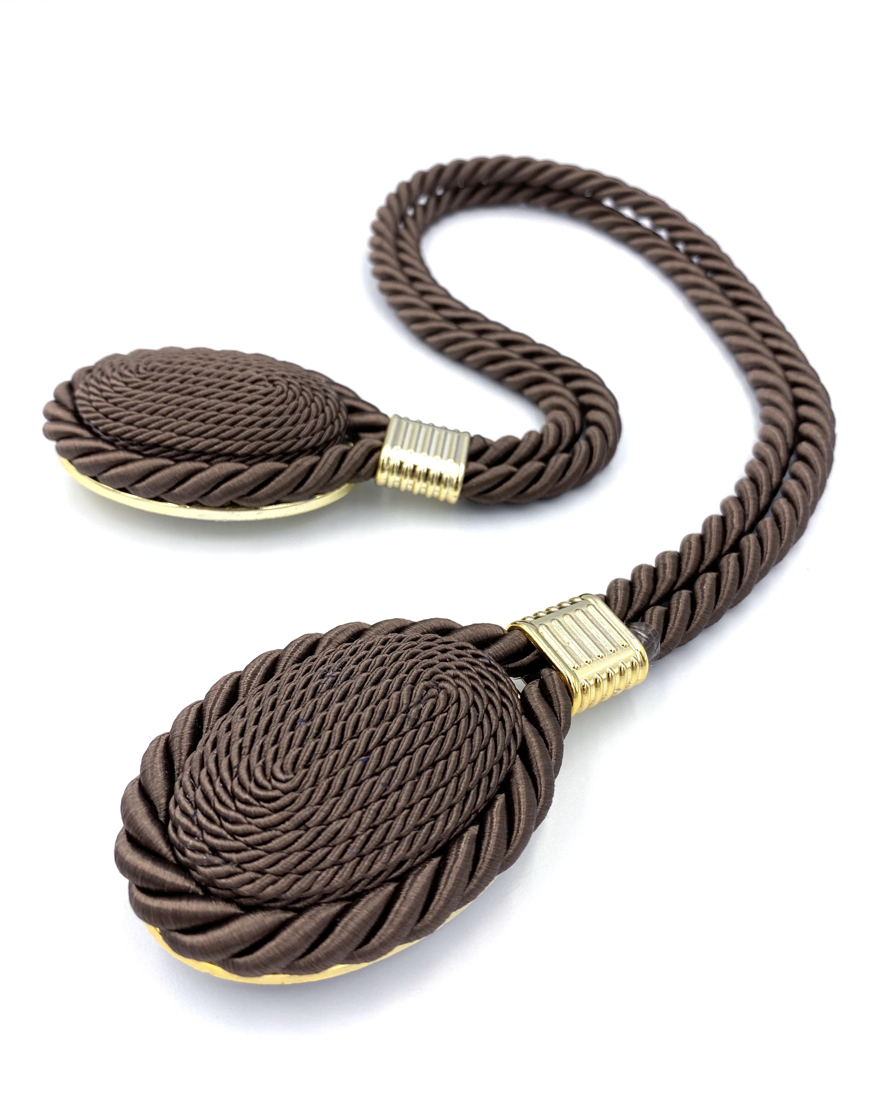 Магніт для штор TyulPan Перлина Темно-коричневий