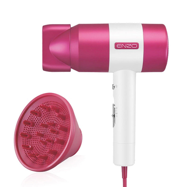 Фен ENZO для сушіння волосся з плойками та щіткою (EN-139) - фото 2 Фен ENZO для сушіння волосся з плойками та щіткою (EN-139) - фото 2