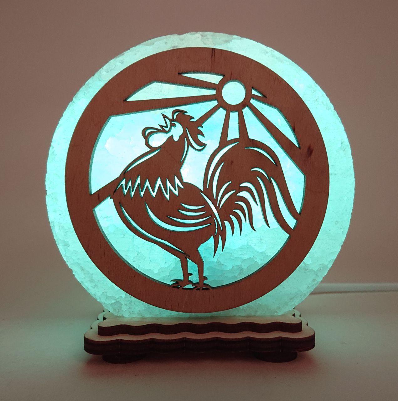 Соляной светильник Петух (KM-00011-b)